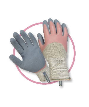 Treadstone Clip Everyday Ladies Gloves - M size polyester and spandex liner with double latex coating