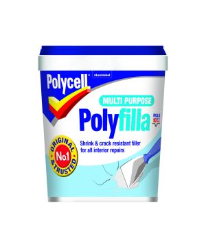 Polycell Multi Purpose Polyfilla Ready Mixed 1kg grey filler tub