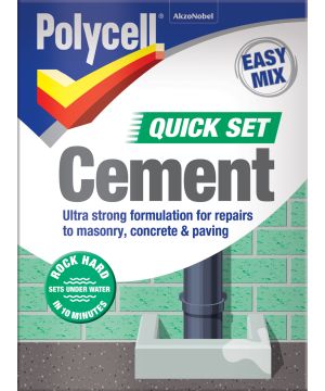 Polycell Quick Set Cement 2kg grey