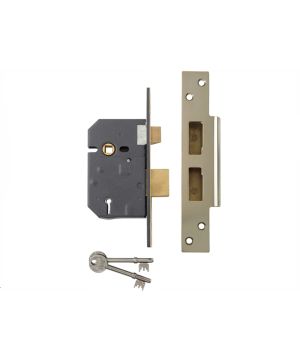 Yale PM560 Hi-Security BS 5 Lever Mortice Sash Lock in polished brass