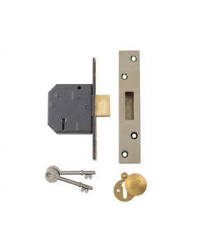 Yale PM562 5 Lever Mortice Dead Lock 67mm in Polished Brass