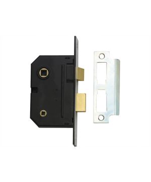 Yale PM236 67mm Bathroom 2 Lever Sash Lock in Polished Chrome