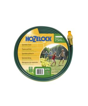 Hozelock 6755 7.5 Metre Sprinkler Soaker Hose with connector and end cap