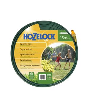 Hozelock 6756 15-metre sprinkler soaker hose with connector and end cap