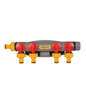 Hozelock 2150 4 way Tap Connector with four independent flow control valves