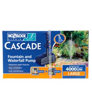 Hozelock 3344 Large Cascade Pump 4000LPH pond pump