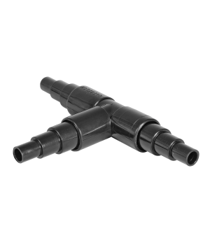 Hozelock 1728 Universal Tee Small for 25mm, 32mm and 40mm flexible hose