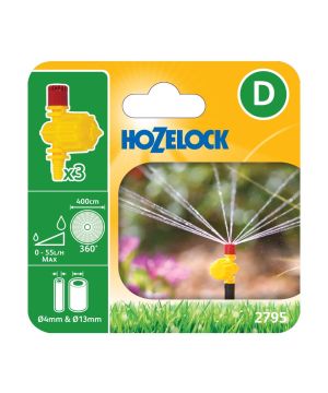 Hozelock 2795 360º Adjustable Vari-Jets Pack Of 3