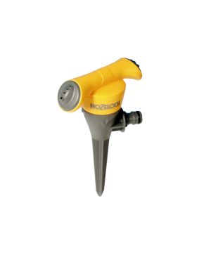 Hozelock 2510 Round Sprinkler 177m² twin arm spike sprinkler with 8 jets