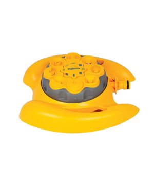 Hozelock 2515 Multi Sprinkler 79m 8-pattern dial sprinkler on a sled base