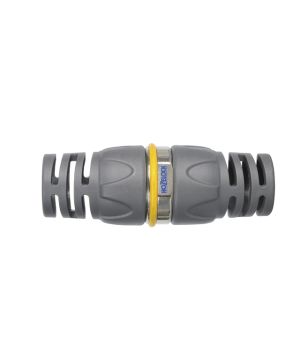 Hozelock 2043 Pro Metal Hose Repair Connector for 12.5mm hose in nickel plated brass