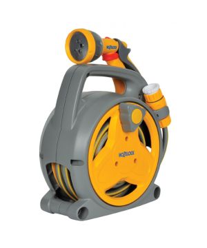 Hozelock 2425 Pico Reel 10m garden hose reel with multi spray gun