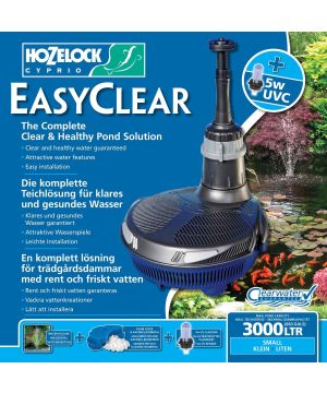 Hozelock EasyClear 3000L Combined Filter Pump and UVC