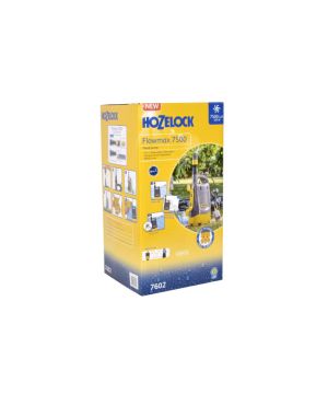 Hozelock 7602 Flowmax 7500 350W 3 in 1 flood pump