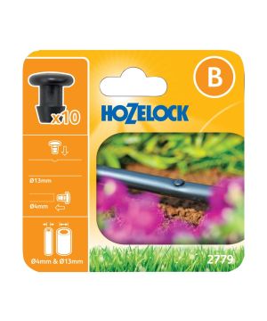 Hozelock 2779 Blanking Plugs Pack Of 10 for 13mm and 4mm watering tubes