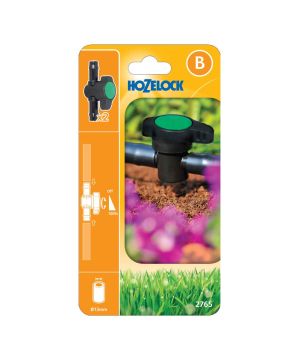 Hozelock 2765 13mm Flow Control Valve pack of 2
