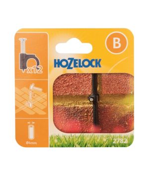 Hozelock 2782 4mm Wall Clips - Pack Of 12