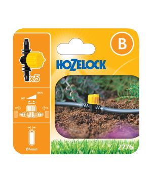 Hozelock 2776 4mm Flow Control Valve Pack of 5