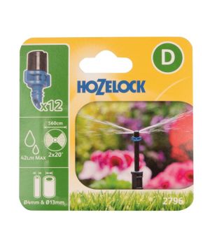 Hozelock 2796 Strip Micro Spray Jets Pack Of 12 for narrow garden beds