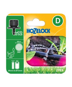 Hozelock 2787 360 Degree Adjustable Sprinkler Pack Of 12