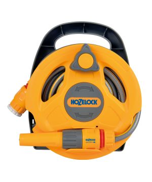 Hozelock 2427 Micro Reel 10m plastic compact open hose reel