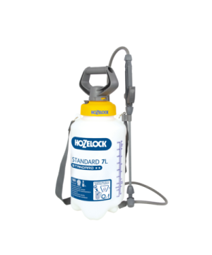 Hozelock 4231 Standard Pressure Sprayer 7L translucent graduated bottle with adjustable nozzle