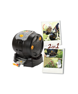 Hozelock 4001 EasyMix 2-in-1 100L Composter
