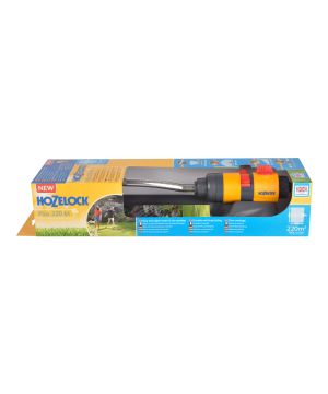 Hozelock 100-100-250 Rectangular Sprinkler Plus 220M metal and plastic sled sprinkler