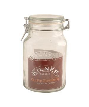 Kilner (0025.513) Square Clip Top Jar - 2L