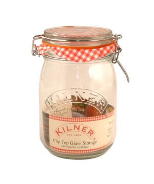 Kilner (0025.491) Round Cliptop Jar - 1L