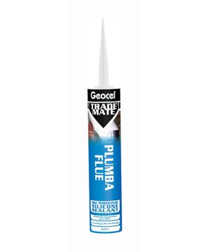 Geocel Trade Mate Plumba Flue 310ml red silicone sealant cartridge