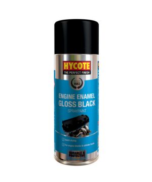 Hycote XUK0121 400ml Gloss Black Engine Enamel Aerosol