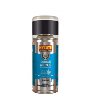 Hycote XDVX410 Vauxhall Diamond Black Metallic 150ml automotive paint aerosol