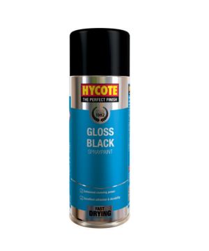 Hycote XUK0272 400ml aerosol gloss black top coat