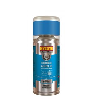 Hycote XDPG211 Peugeot Miami Blue Metallic 150ml automotive paint aerosol can
