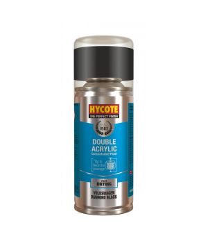 Hycote XDVW404 Volkswagen Diamond Black Pearlescent 150ml aerosol automotive paint