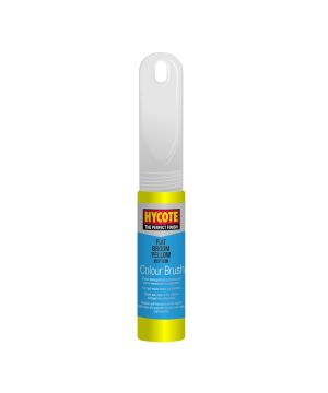 Hycote XCFT026 Fiat Broom Yellow 12.5ml touch up paint brush