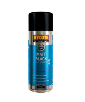 Hycote XUK430 Bodyshop 400ml Matt Black Aerosol