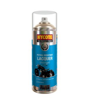 Hycote XUK435 Petrol Resistant Lacquer Aerosol 400ml high gloss finish