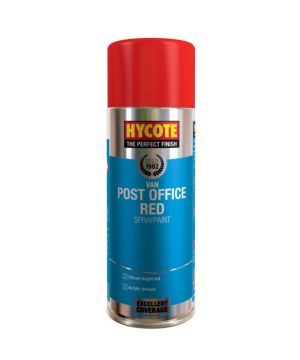 Hycote XUK481 Post Office Van Red 400ml aerosol paint