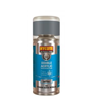 Hycote XDKA102 Kia Titanium Silver metallic 150ml automotive paint aerosol