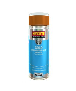Hycote XUK1023 Ford Arizona Gold Metallic 400ml aerosol paint