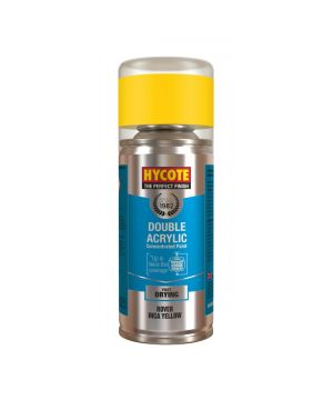 Hycote XDRV703 Rover Inca Yellow 150ml touch-up automotive paint aerosol
