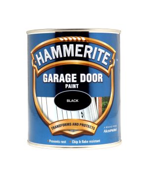 Hammerite Garage Door Paint, Black, 750ml tin