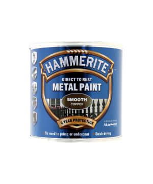 Hammerite Direct To Rust Metal Paint Smooth Copper 250ml