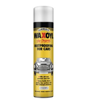 Hammerite Waxoyl Rustproofing Treatment Aerosol 400ml in clear