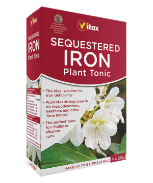 Vitax Sequestered Iron Plant Tonic - 4 x 20g