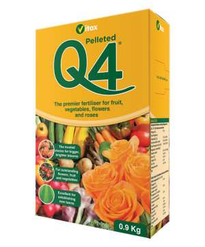 Vitax Q4 Pelleted Fertiliser 0.9KG pelleted fertiliser