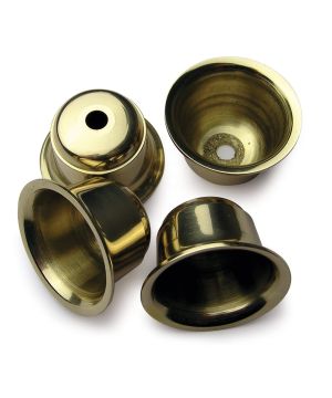 Turners Retreat CAN Brass Candle Cups - Set of 4