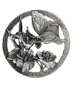 Turners Retreat Pl6 Pewter Butterfly Lid in pewter